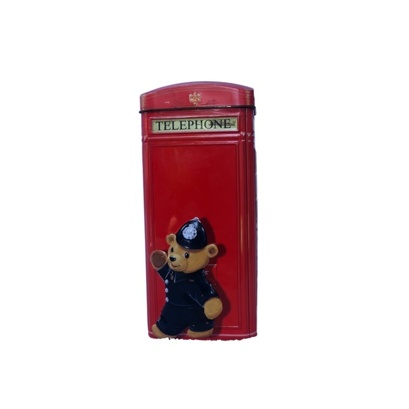 Harrods and Churchill's Telephone Kiosk Money Box Candy England Toy Kids - Picture 2 of 10